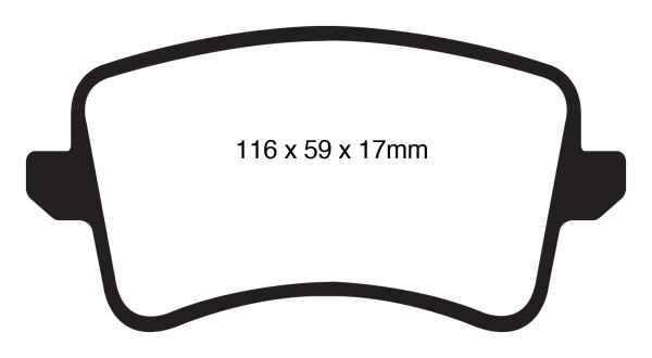 EBC Blackstuff Bremsbeläge DP1988 für Audi A5 8TA 3.0 TDI quattro hinten