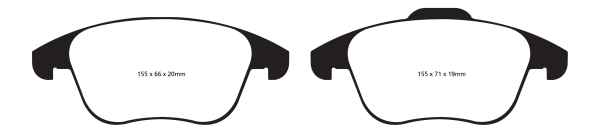 EBC Greenstuff 2000 Bremsbeläge DP21997 für VW Tiguan 5N 2.0 TFSI 4motion vorne