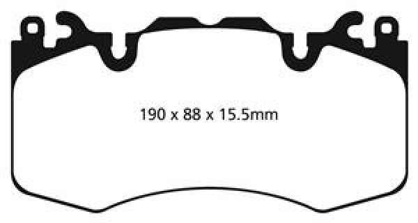 EBC Bluestuff NDX Bremsbeläge DP52064NDX für Land Rover Rang Rover Sport L494 2.0 4x4 vorne