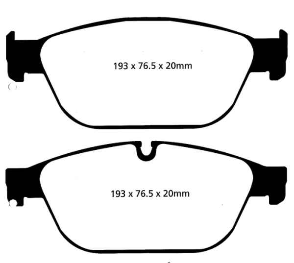 EBC Greenstuff 2000 Bremsbeläge DP22087 für Audi A8 4H2, 4H8, 4HC, 4HL 4.2 TDI quattro vorne