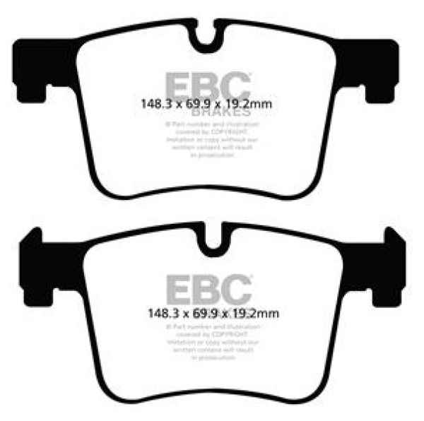 EBC Yellowstuff Bremsbeläge DP42105R für BMW 1 F21 125 i vorne