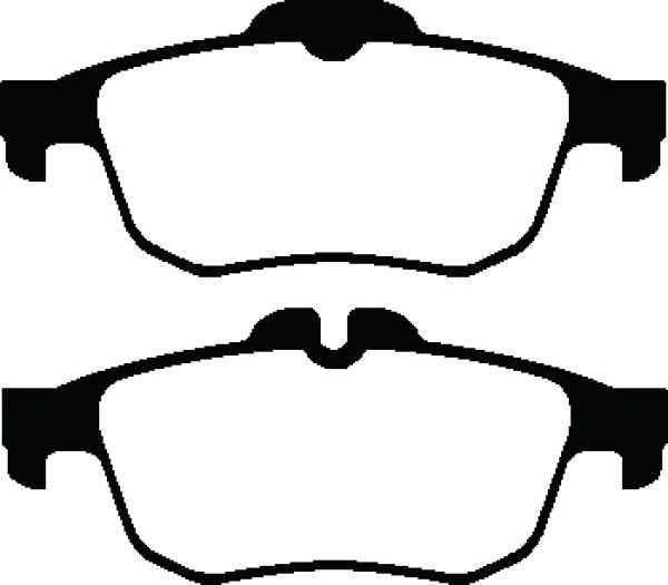 EBC Blackstuff Bremsbeläge DPX2124 für Renault Latitude  2.0 dCi hinten