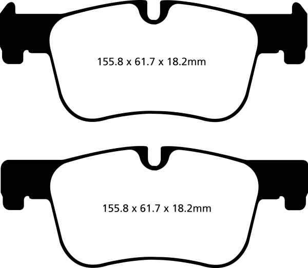 EBC Yellowstuff Bremsbeläge DP42143R für BMW 1 F21 120 i vorne