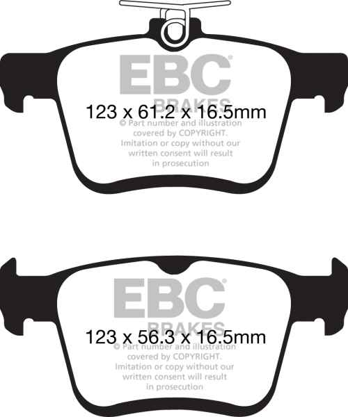 EBC Rennbremsbeläge RP-X DP82153RP1 für VW Tiguan AD1 2.0 TDI hinten