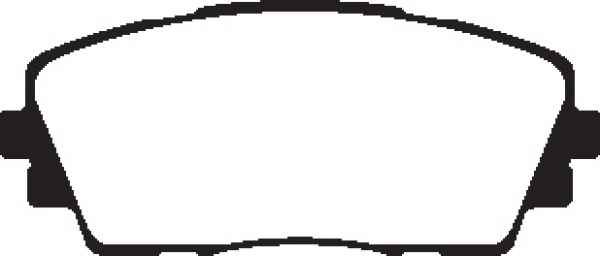 EBC Blackstuff Bremsbeläge DPX2163 für Kia Picanto TA 1.0 LPG vorne