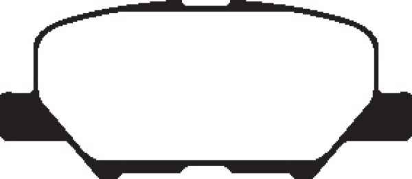 EBC Yellowstuff Bremsbeläge DP42171R für VW Golf 7 5G1, BQ1, BE1, BE2 2,5 hinten