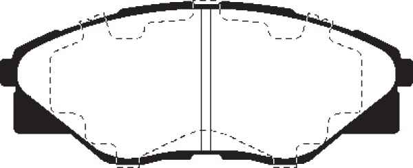 EBC Blackstuff Bremsbeläge DPX2175 für Toyota Hilux TGN1_, GGN2_, GGN1_, KUN2_, KUN1_ 2.5 D-4D vorne