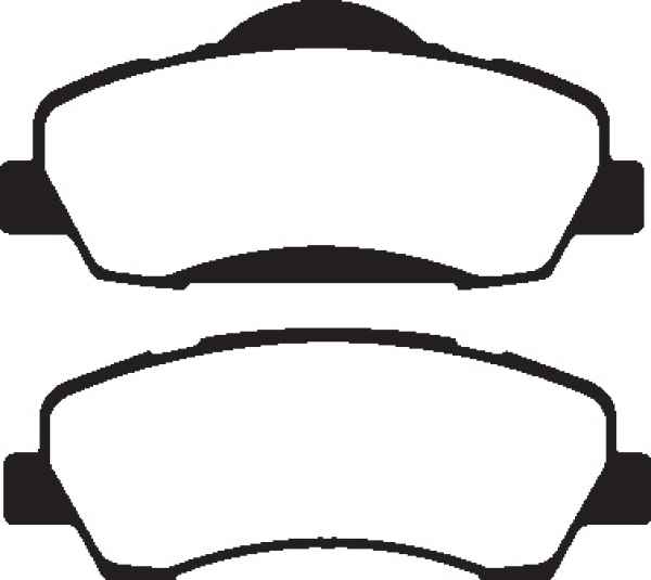 EBC Greenstuff 2000 Bremsbeläge DP22177 für Peugeot 308 SW II  1.6 HDi , BlueHDi 115 vorne