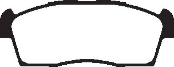 EBC Blackstuff Bremsbeläge DPX2184 für Mitsubishi i-MiEV  Elektromotor vorne