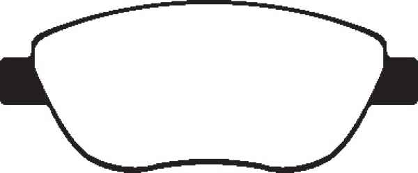 EBC Greenstuff 2000 Bremsbeläge DP22212 für Fiat 500L  1.6 D Multijet vorne