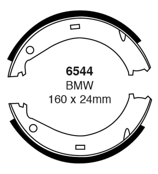 EBC Premium Bremsbacken 6544 für BMW 3 E36 3.0 M3