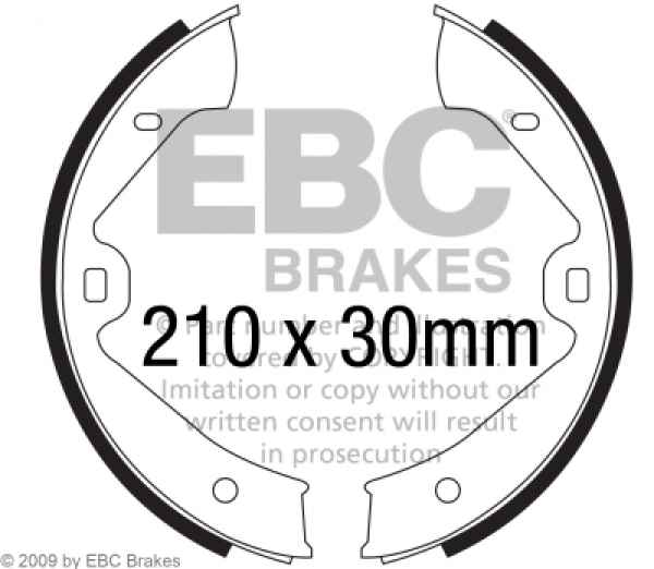 EBC Premium Bremsbacken 6701 für Porsche Cayenne 92A 3.0 D
