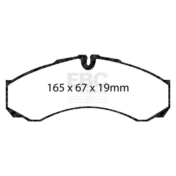 EBC Blackstuff Bremsbeläge DP1294 für VW LT 2 28-35 2DM 2.3 hinten