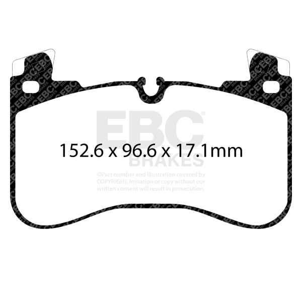 EBC Blackstuff Bremsbeläge DPX2401 für Land Rover Discovery 5 L462 2.0 Si4 4x4 vorne