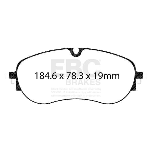 EBC Blackstuff Bremsbeläge DPX2452 für VW ID.4 E21 Pure vorne