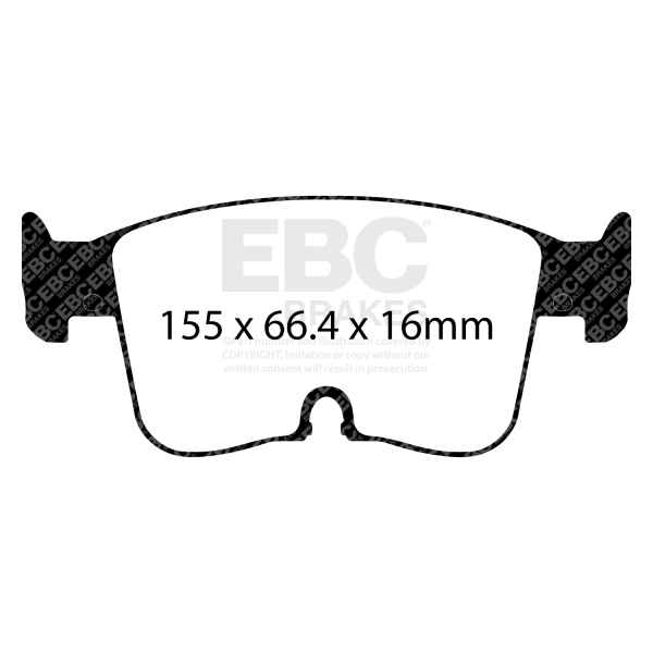 EBC Blackstuff Bremsbeläge DPX2479 für VW GOLF VIII CD1 1.0 TSI vorne